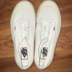 Vans White Canvas